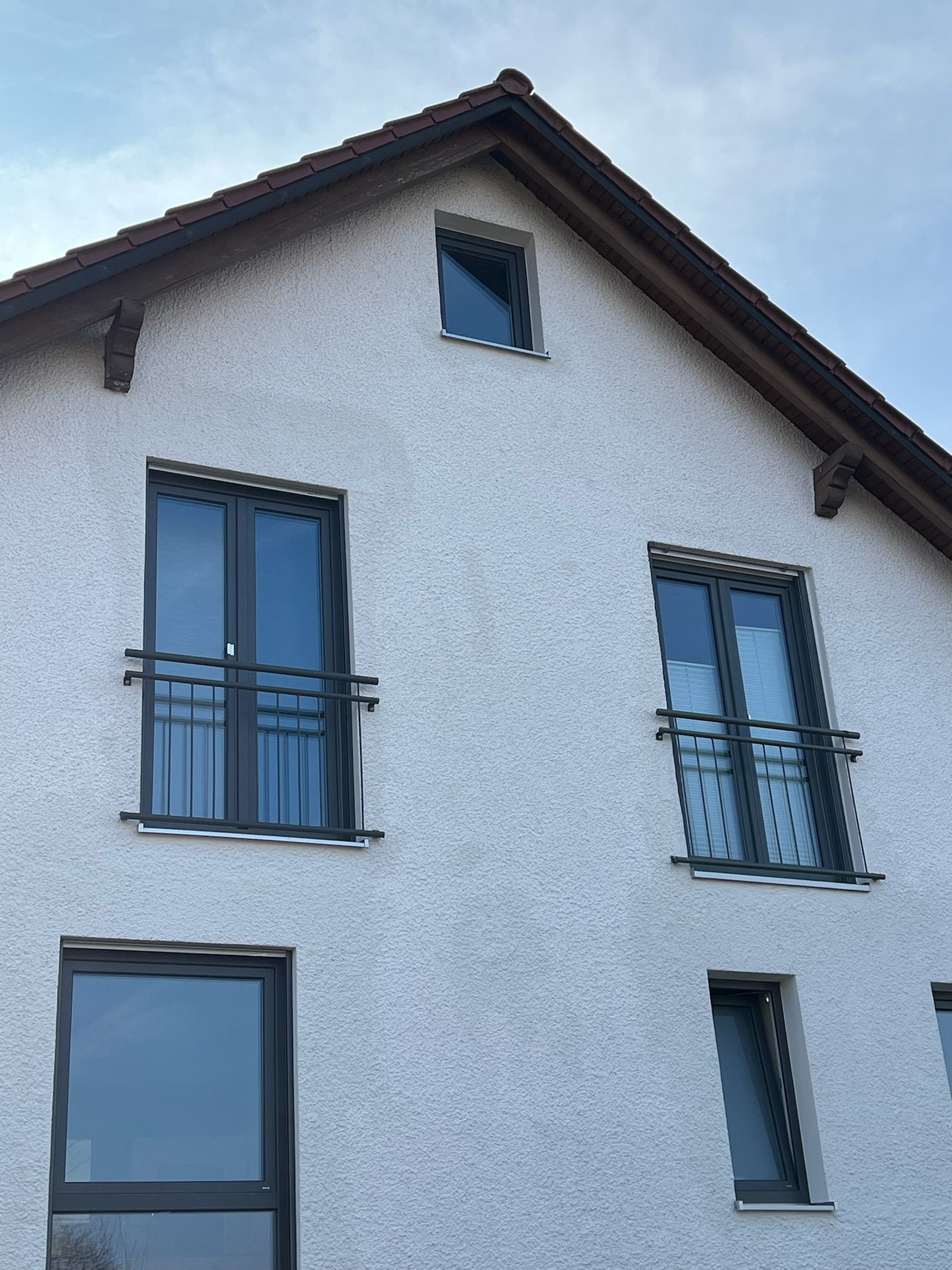 Französischer Balkon in verzinkt und beschichtet