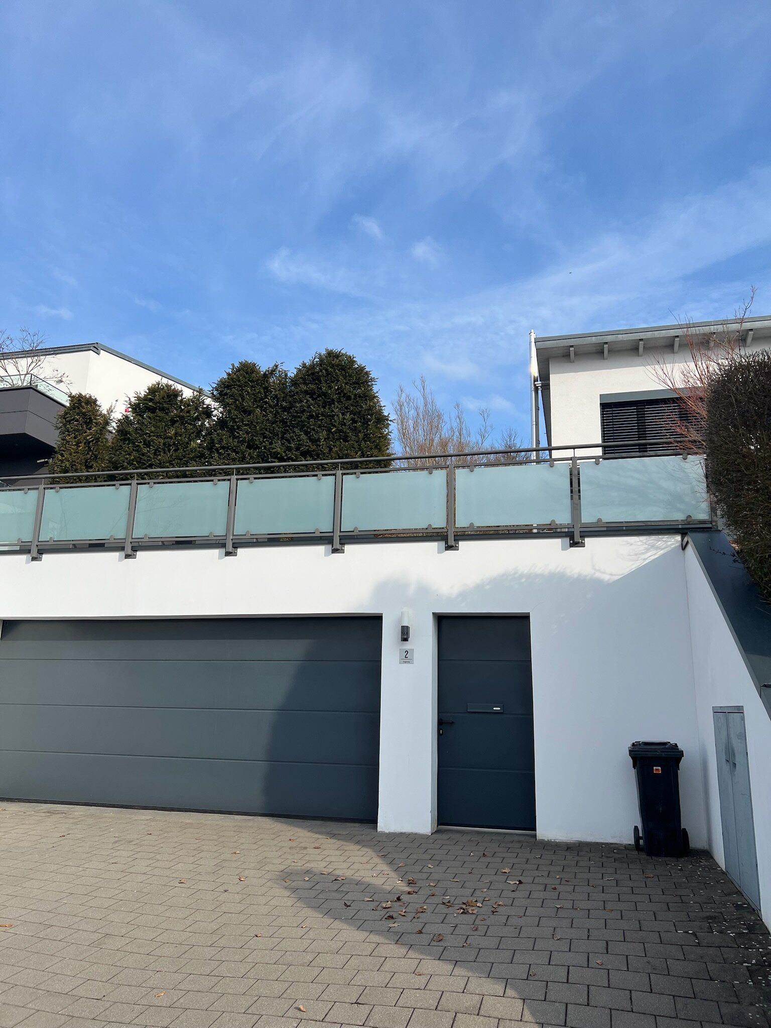 Geländer (Absturzsicherung) beschichtet
