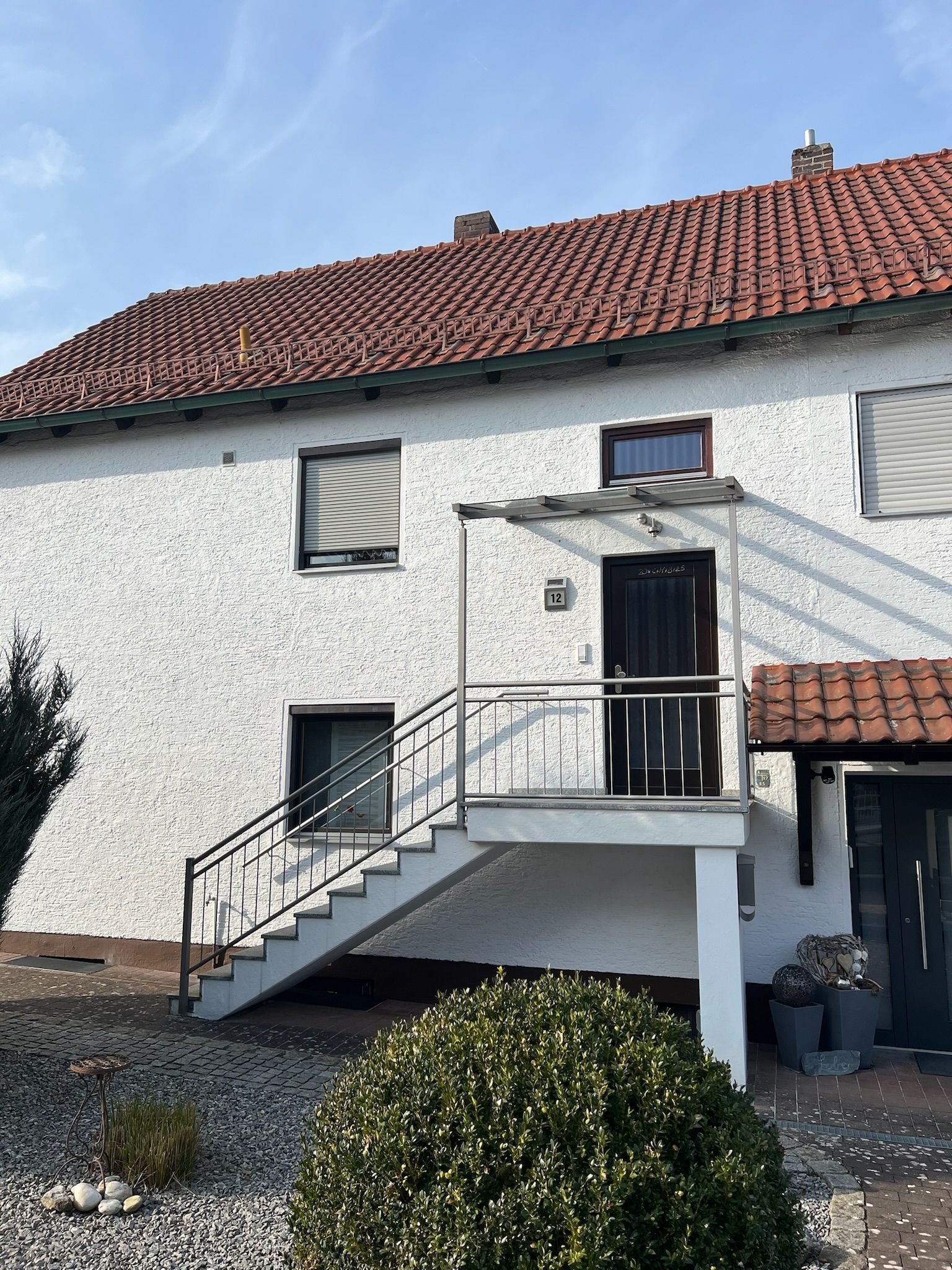 Treppengeländer in verzinkt und beschichtet