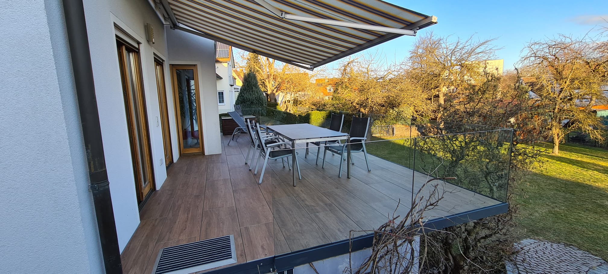 Ganzglasgeländer Balkon