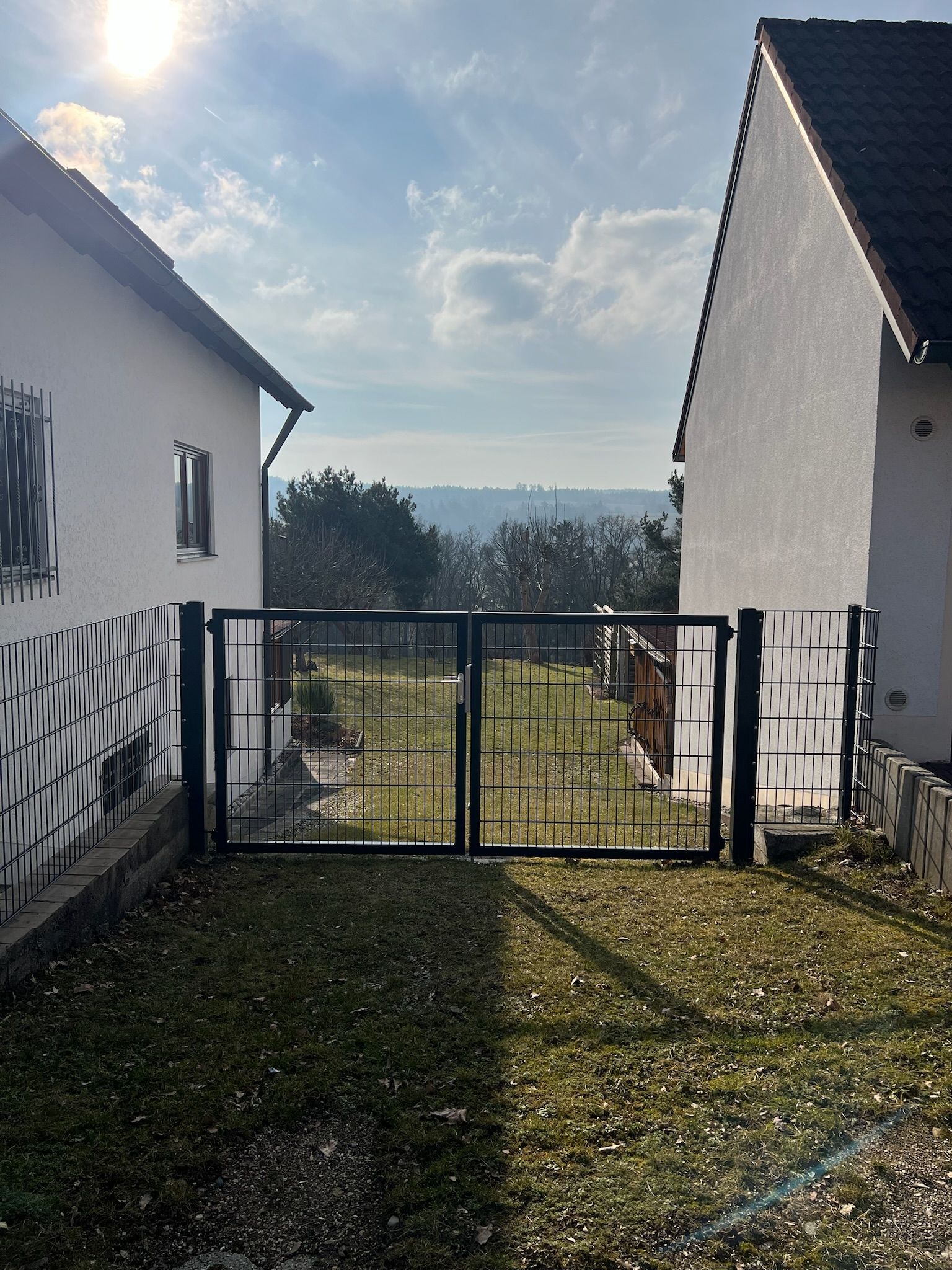Tor Stabgitter beschichtet
