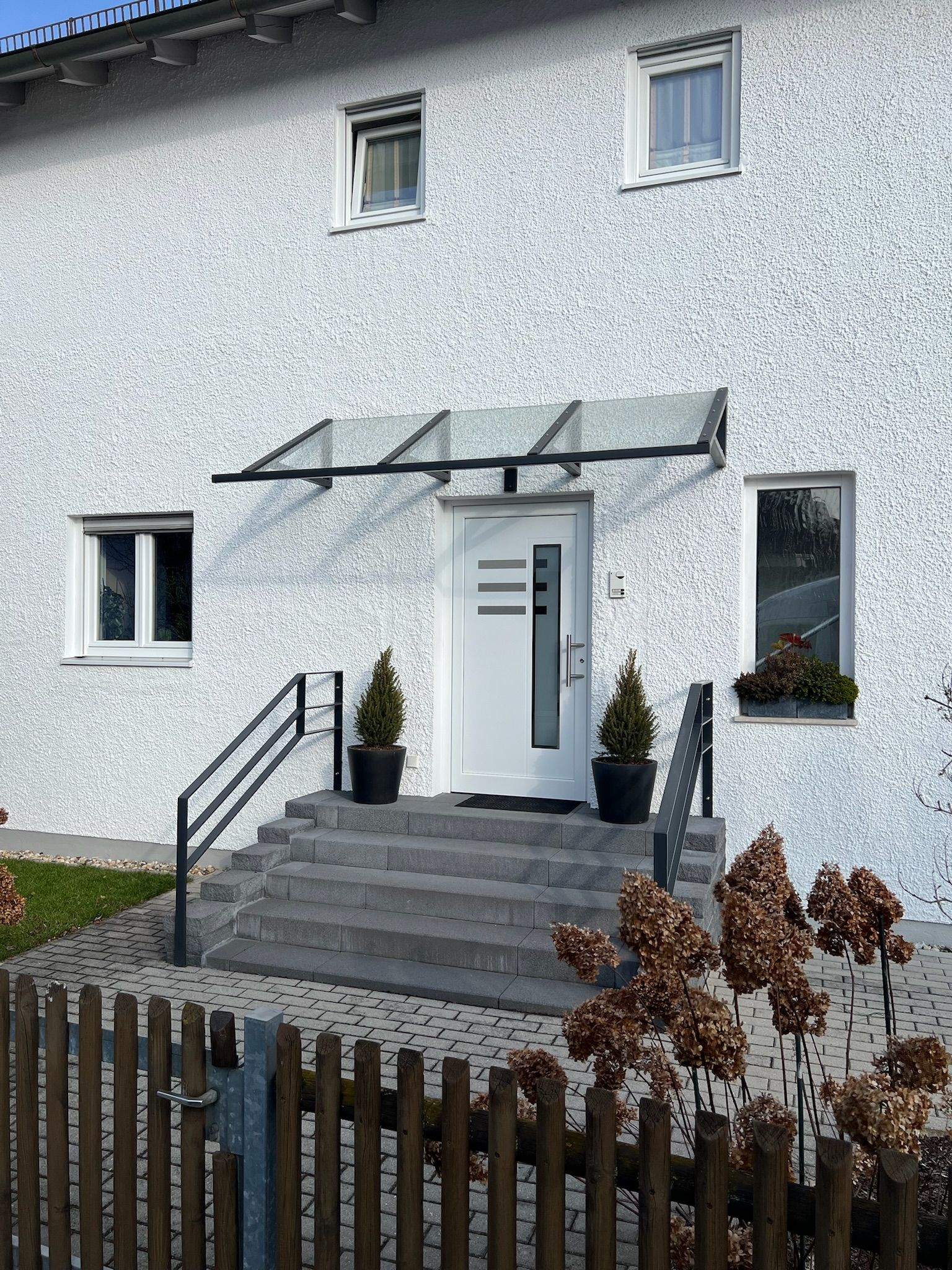 Beschichtete Überdachung